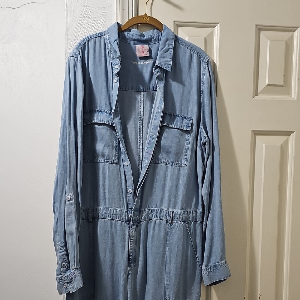 Casual Light Blue Denim Shirt Dress
